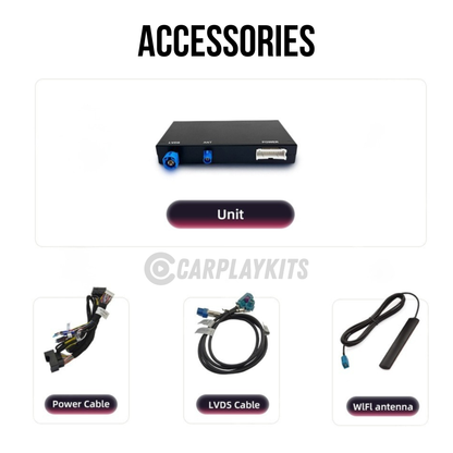 Carplay kit accessories for the audi a3