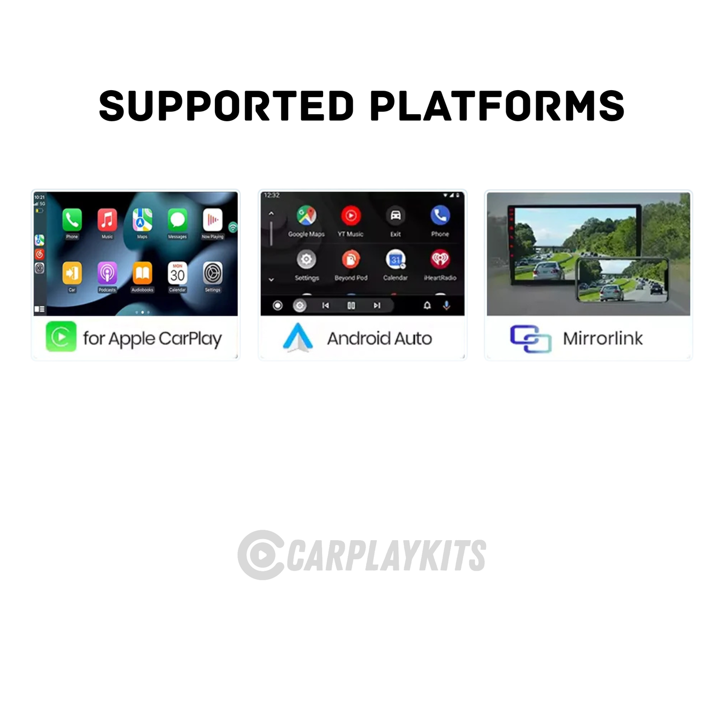 carplay and android auto kit supported platforms for the volkswagen tiguan 2006 2007 2008 2009 2010 2011 2012 2013 2014 2015 2016